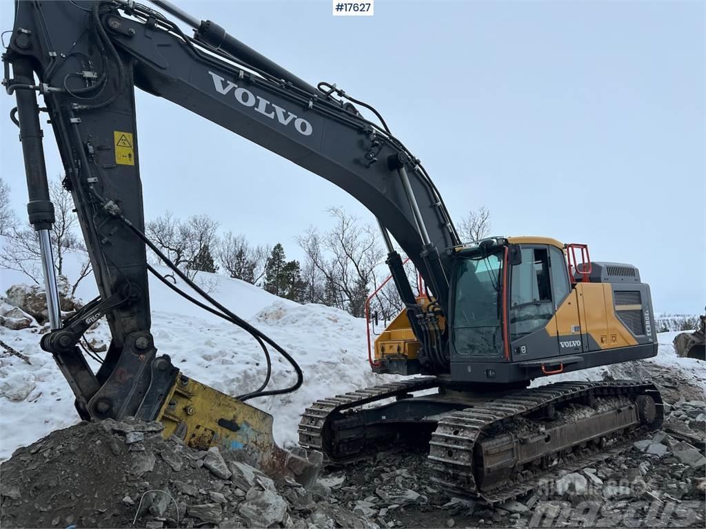 Volvo EC380EL excavator w/ 4370 hours WATCH VIDEO Bageri guseničari
