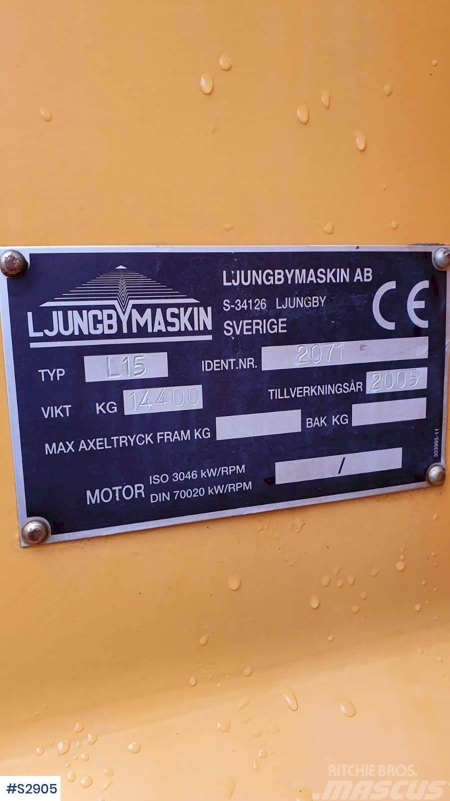 Ljungby L15 WHEEL LOADER WITHOUT BUCKET Utovarivači na točkove