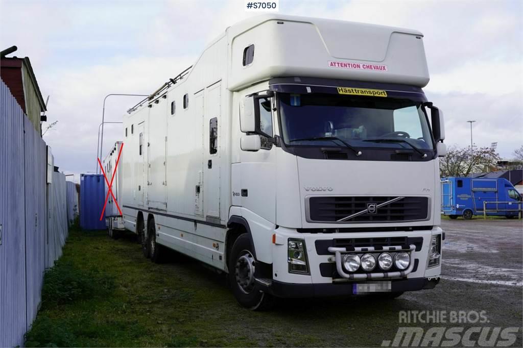 Volvo FH 400 6*2 Horse transport with room for 9 horses Kamioni za prevoz životinja