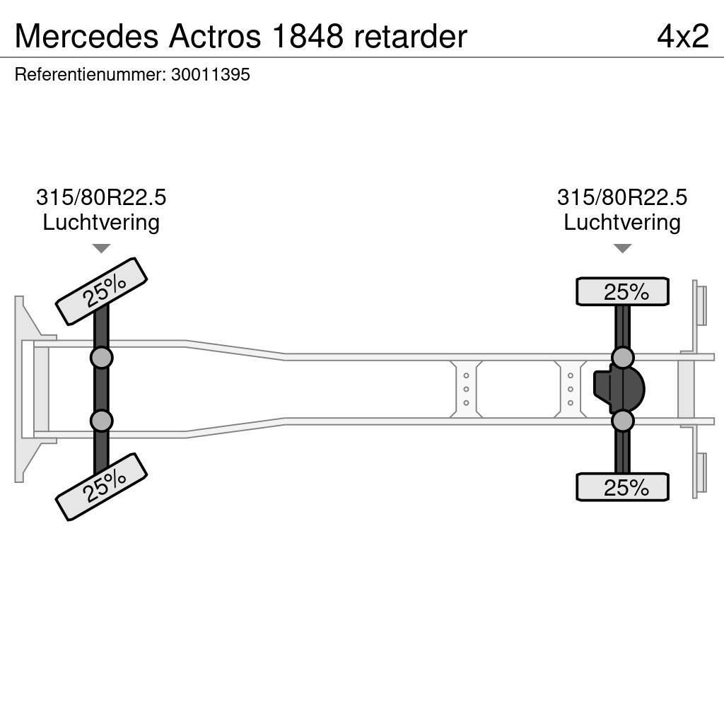 Mercedes-Benz Actros 1848 retarder Kamioni-šasije