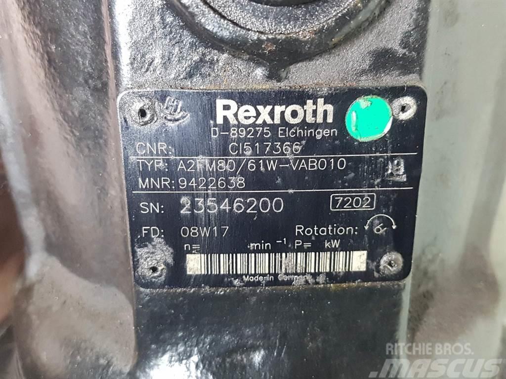 Manitou 160ATJ-CI517366-Rexroth A2FM80/61W-Drive motor Hidraulika