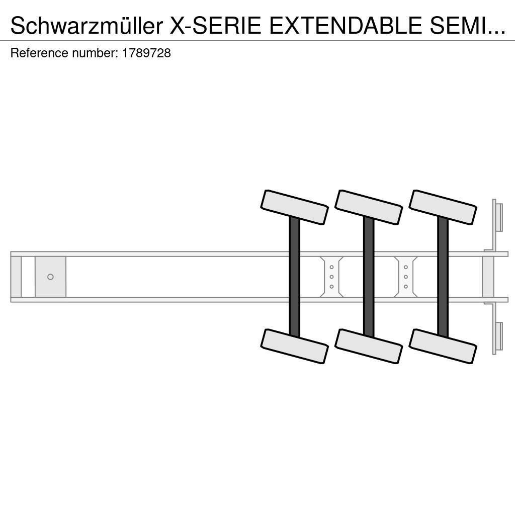 Schwarzmüller X-SERIE EXTENDABLE SEMI LOWLOADER/DIEPLADER/TIEFLA Poluprikolice labudice