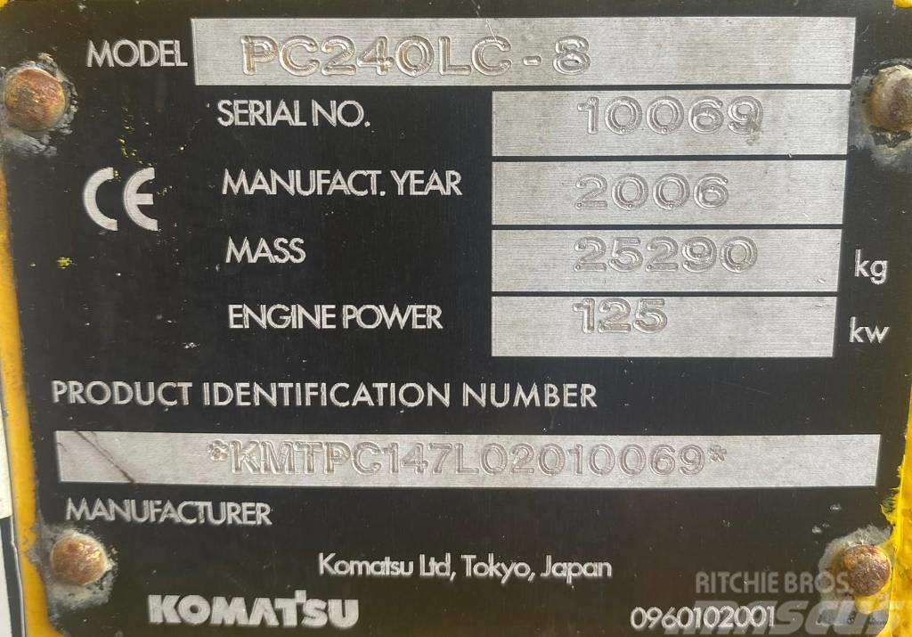 Komatsu PC 240 LC-8 Bageri guseničari