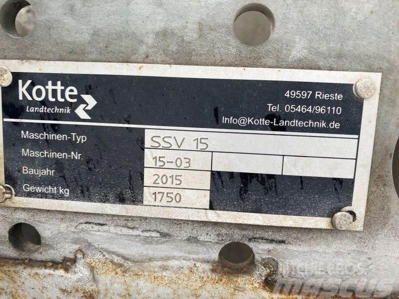Kotte SSV 15 Schleppschuhverteiler Rasturači đubriva