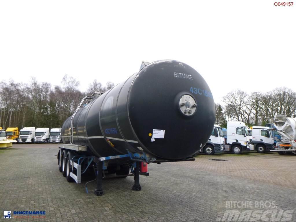 Magyar Bitumen tank inox 30 m3 / 1 comp / ADR 26/04/2024 Poluprikolice cisterne