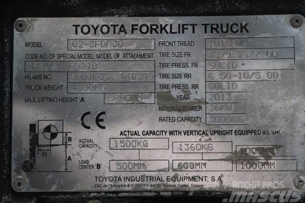 Toyota 02-8FDF30 Dizelski viljuškari