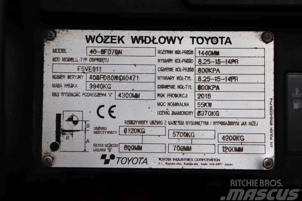 Toyota 40-8FD70N Dizelski viljuškari