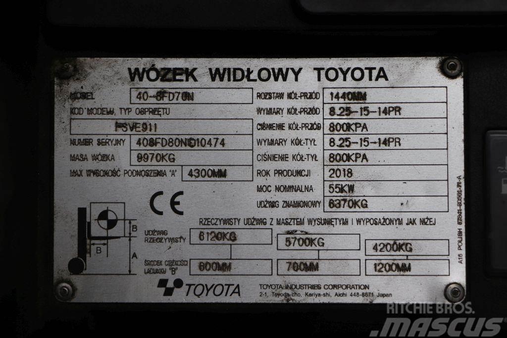 Toyota 40-8FD70N Dizelski viljuškari