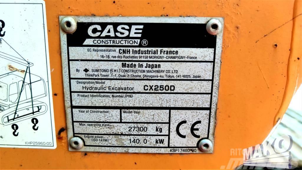 CASE CX 250 D Bageri guseničari