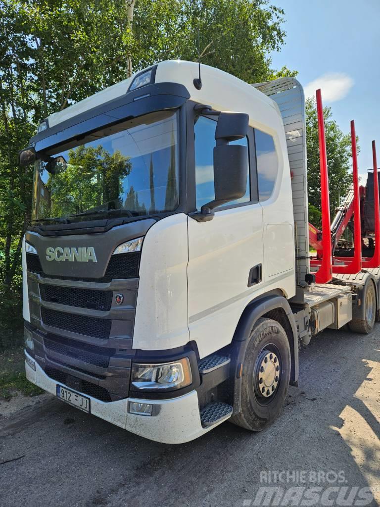 Scania 500 R Kamioni za drva Šticari