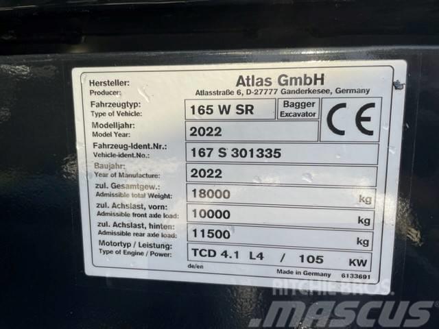 Atlas Hjulgrävare 165 WSR Bageri točkaši