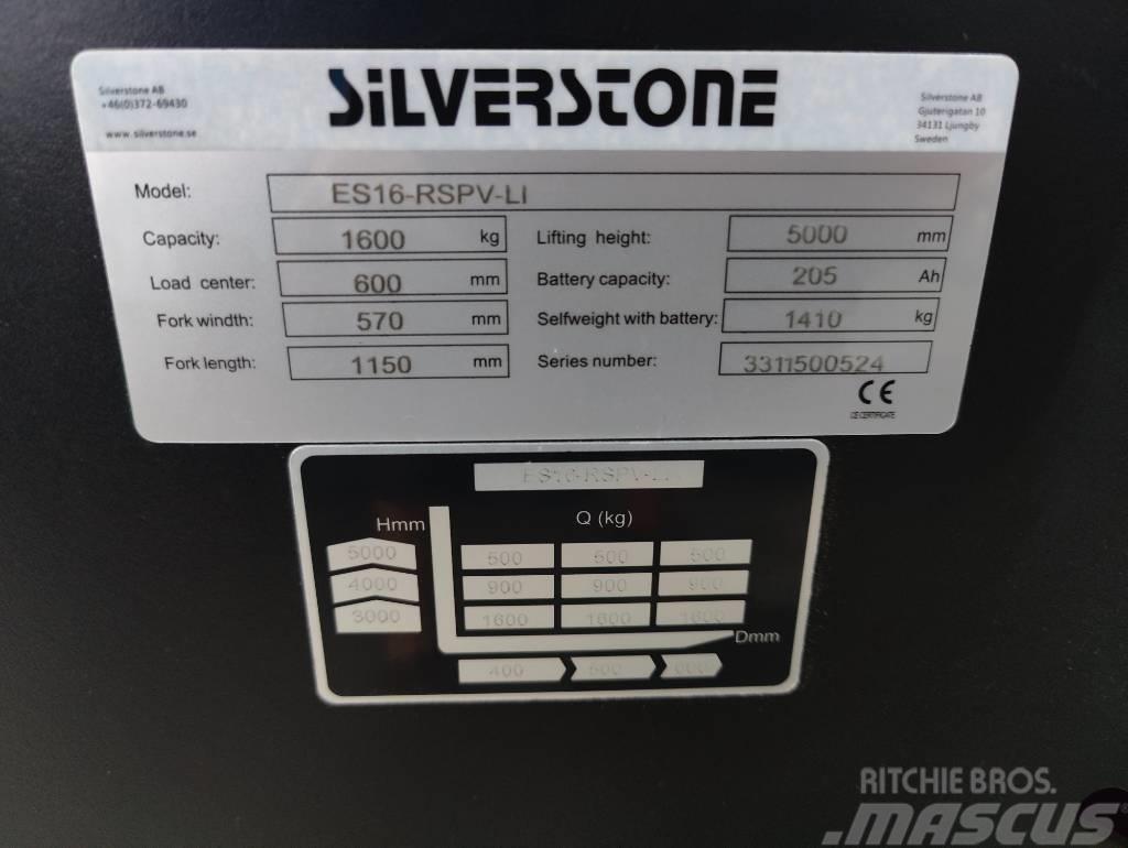 Silverstone ES16-RSPVLI-5000 LI-ION AKULLA, TARJOUS! Samopogonski ručni viljuškari