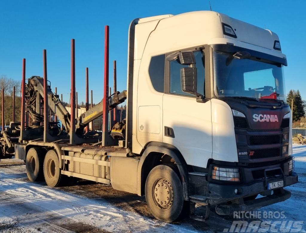 Scania R520 6x4 Kamioni za drva Šticari