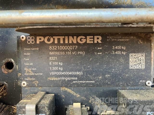 Pöttinger Impress 155 VC PRO Prese/balirke za rolo bale