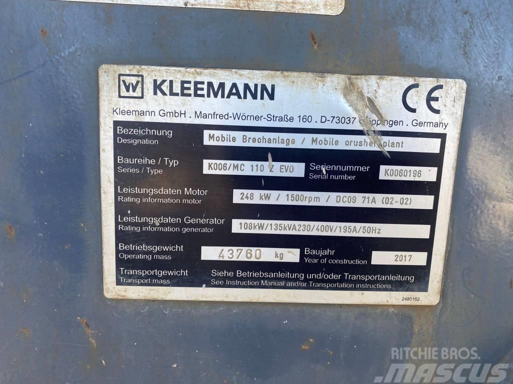 Kleemann MC 110 Z Evo Mobilne drobilice