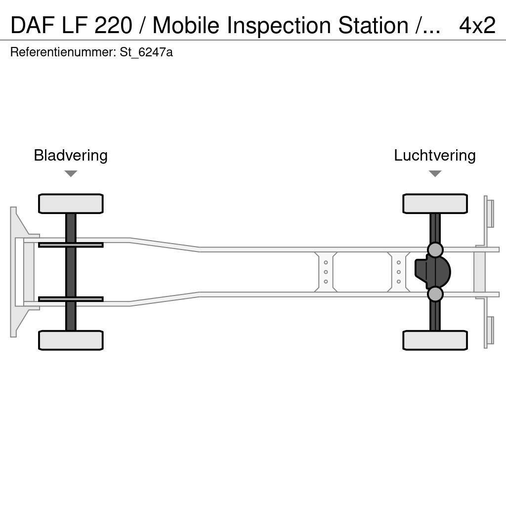 DAF LF 220 / Mobile Inspection Station / APK / TUV / M Kamioni sa otvorenim sandukom