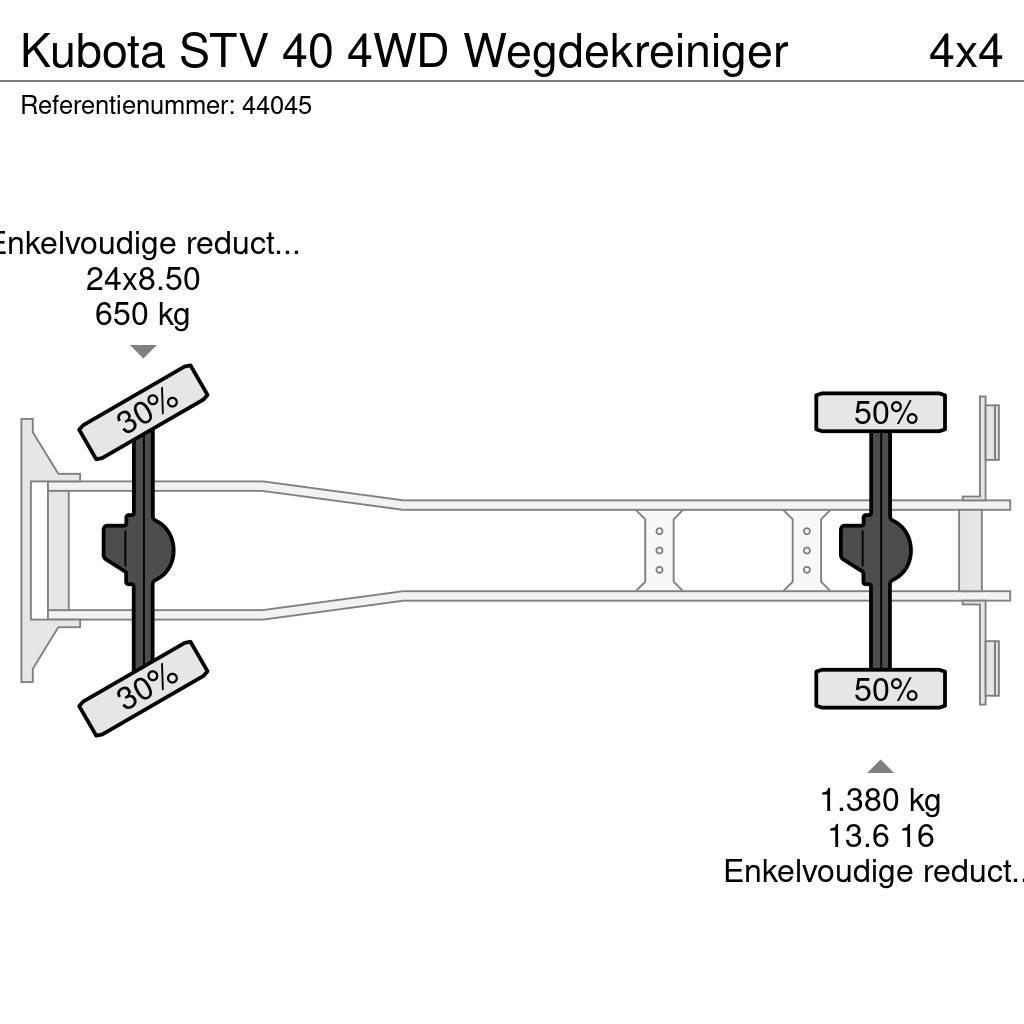 Kubota STV 40 4WD Wegdekreiniger Polovni kamioni za čišćenje
