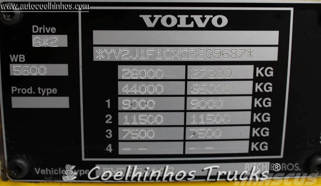 Volvo FM 410 + PK 18002 EH-B Kamioni sa ravan platformom / vitlom