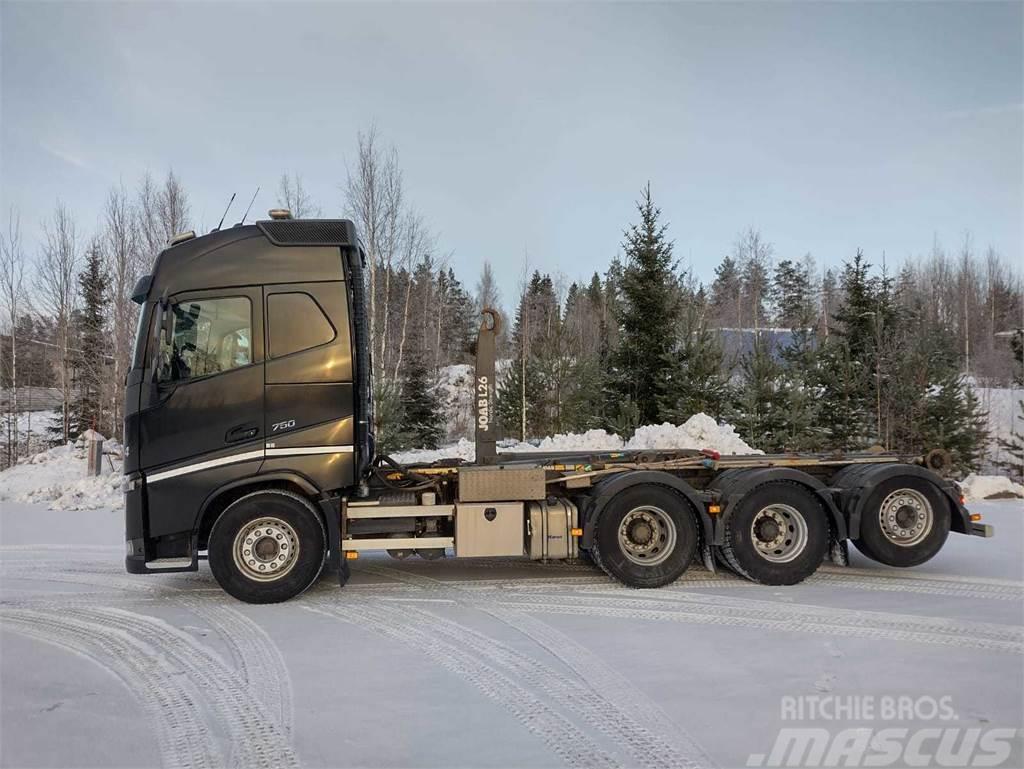 Volvo FH16 750 8X4 Rol kiper kamioni sa kukom za podizanje tereta
