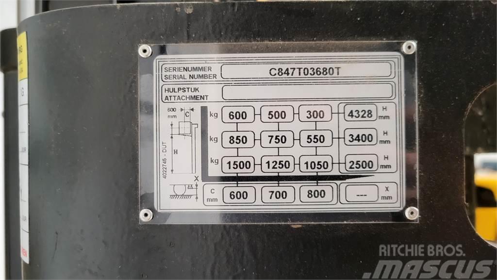 Yale stapelaar MS15X-IL 2018 3W4328 Ručni električni viljuškar