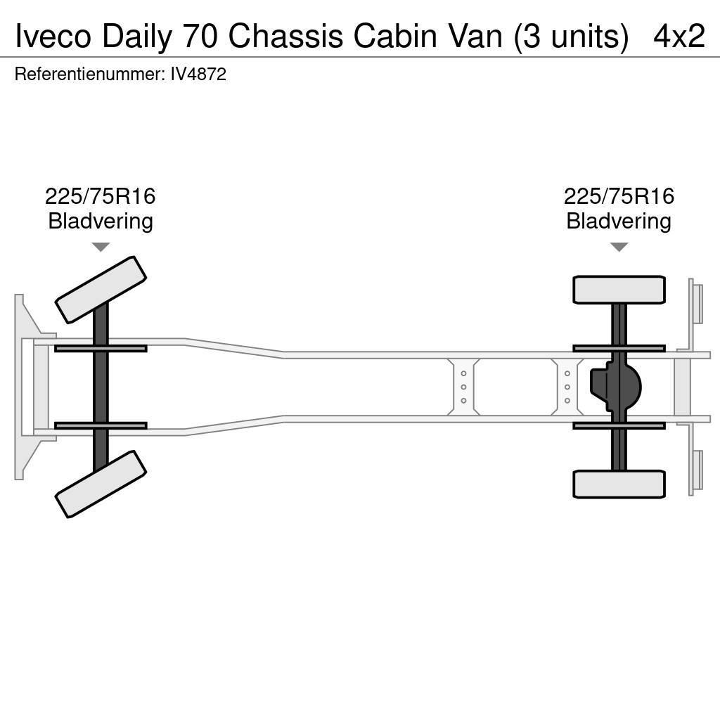 Iveco Daily 70 Chassis Cabin Van (3 units) Kamioni-šasije