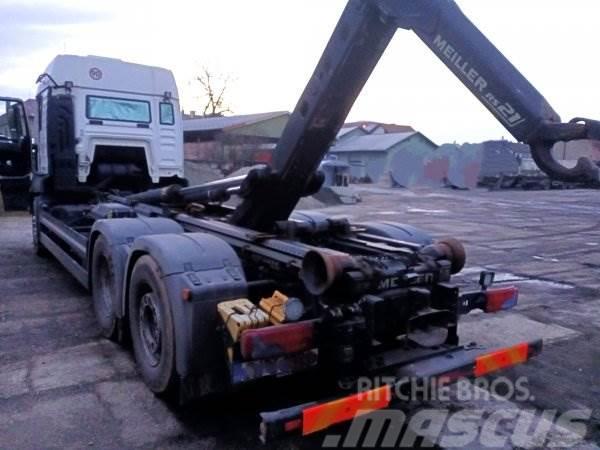 MAN TGS 26.460 +Meiller RS21 Rol kiper kamioni sa kukom za podizanje tereta