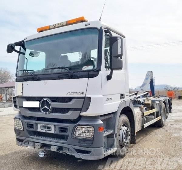 Mercedes-Benz Actros 2536 L +Skibicki Rol kiper kamioni sa kukom za podizanje tereta