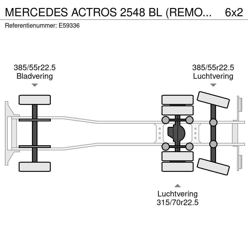 Mercedes-Benz ACTROS 2548 BL (REMORQUE:+6.000€) Kamioni sa ciradom