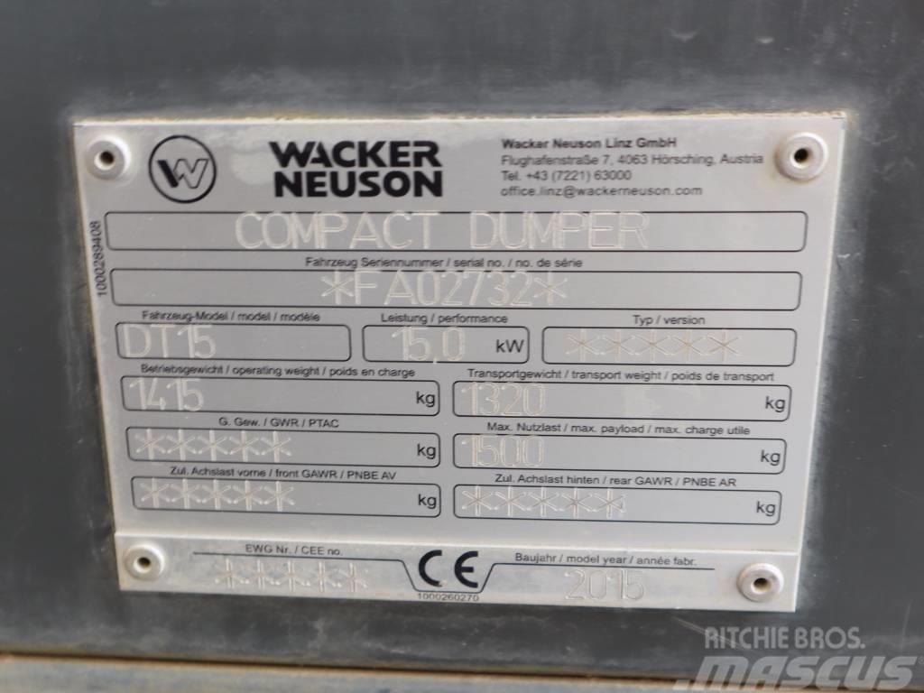 Wacker Neuson DT 15 Damperi na gusenice