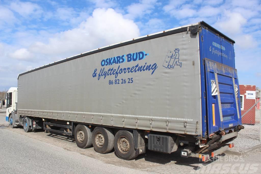 Schmitz Cargobull 3 akslet gardin trailer med lift - skyde/hævetag Poluprikolice sa ciradom