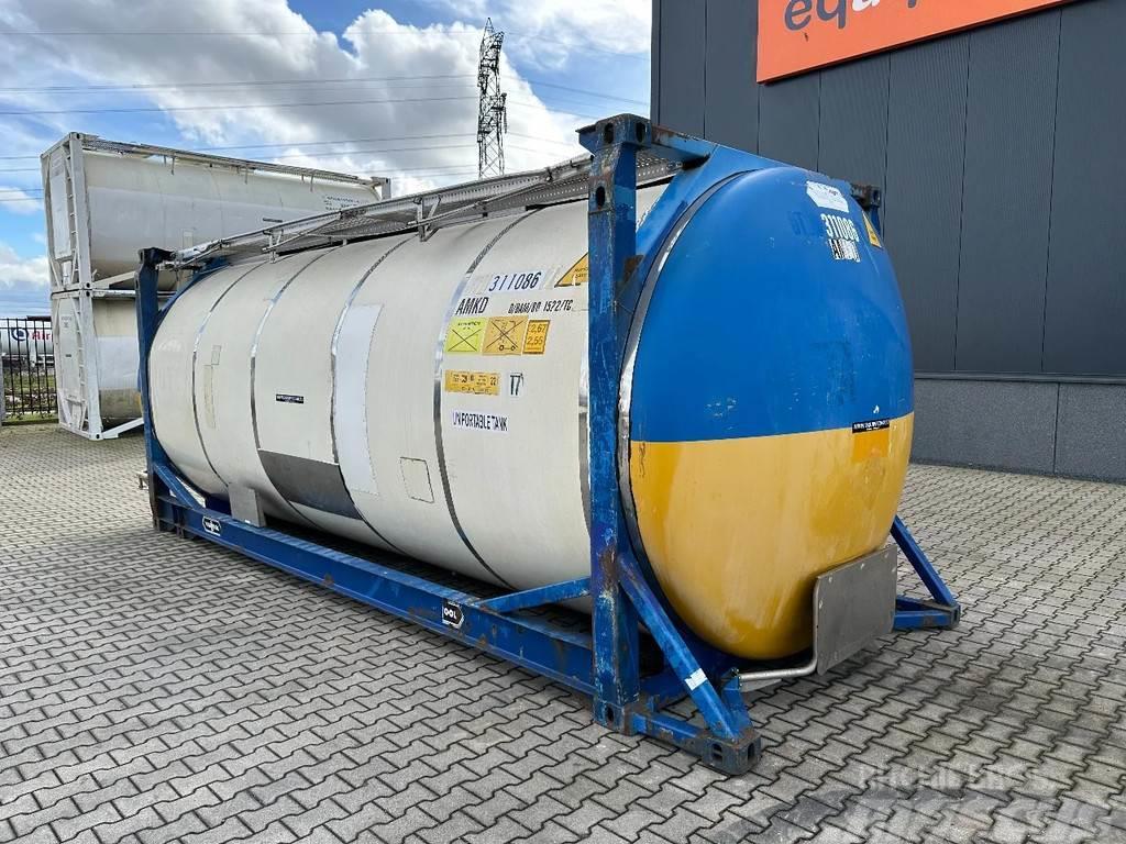 Van Hool 20FT SWAPBODY 30.800L, UN PORTABLE, T7, 5Y ADR- + Cisterne za gorivo