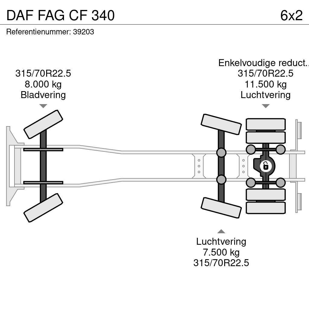 DAF FAG CF 340 Kamioni za otpad