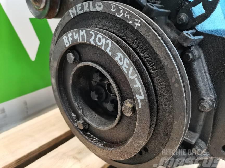 Merlo P 34.7 {Deutz BF4M 2012}pulley wheel Motori za građevinarstvo