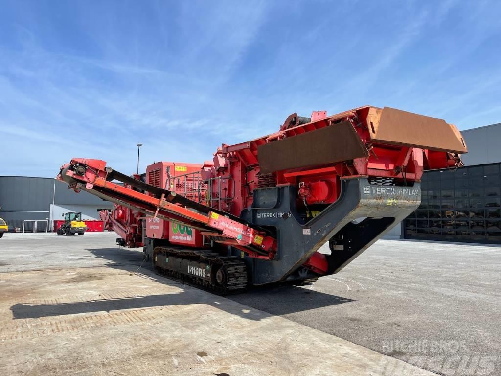 Terex Finlay I110RS Tracked Impact Crusher with screen deck Drobilice