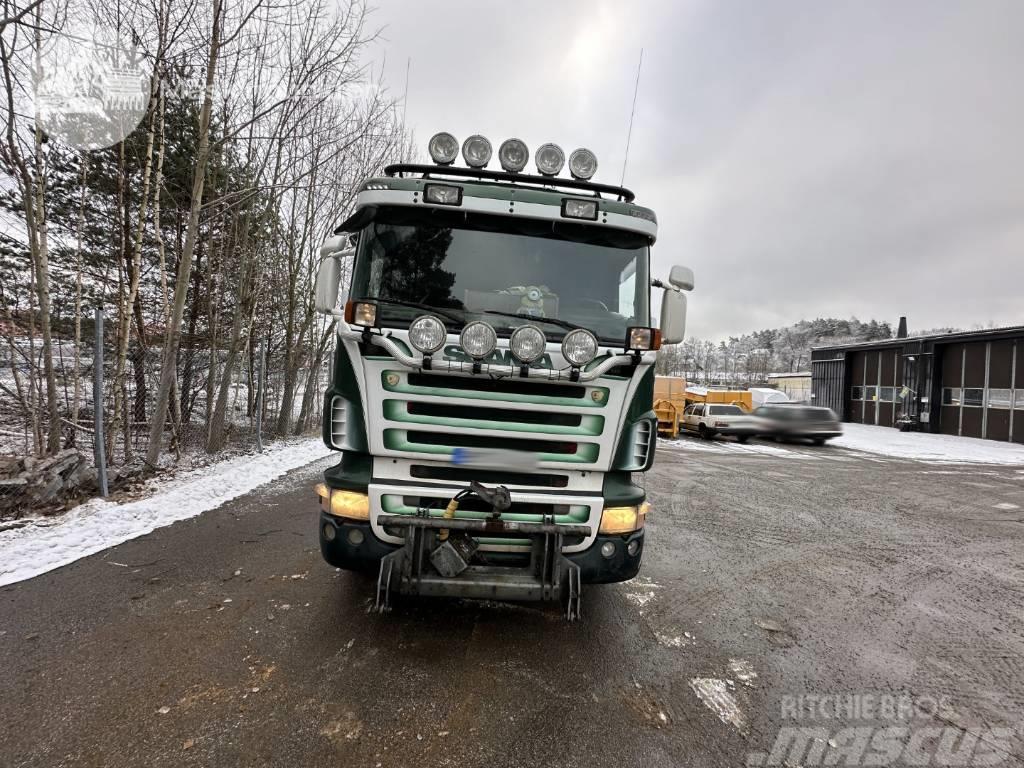 Scania R 480 LB Rol kiper kamioni sa kukom za podizanje tereta