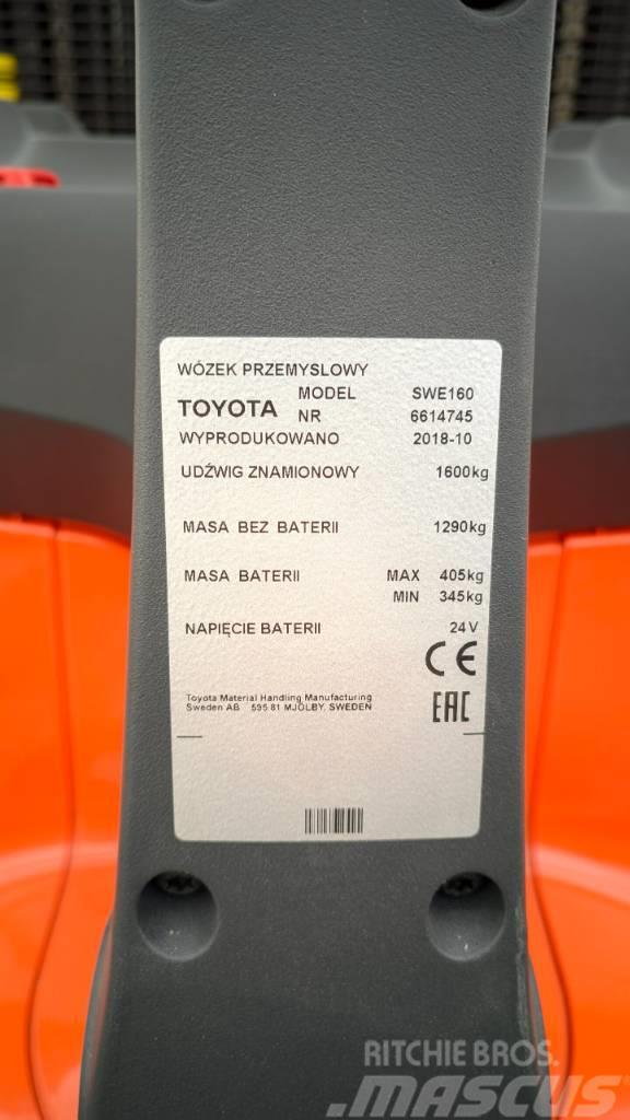 Toyota SWE160 Ručni električni viljuškar