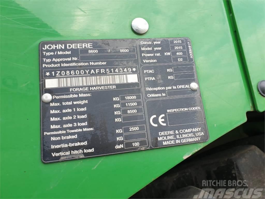 John Deere 8600 Kombajni za stočnu hranu