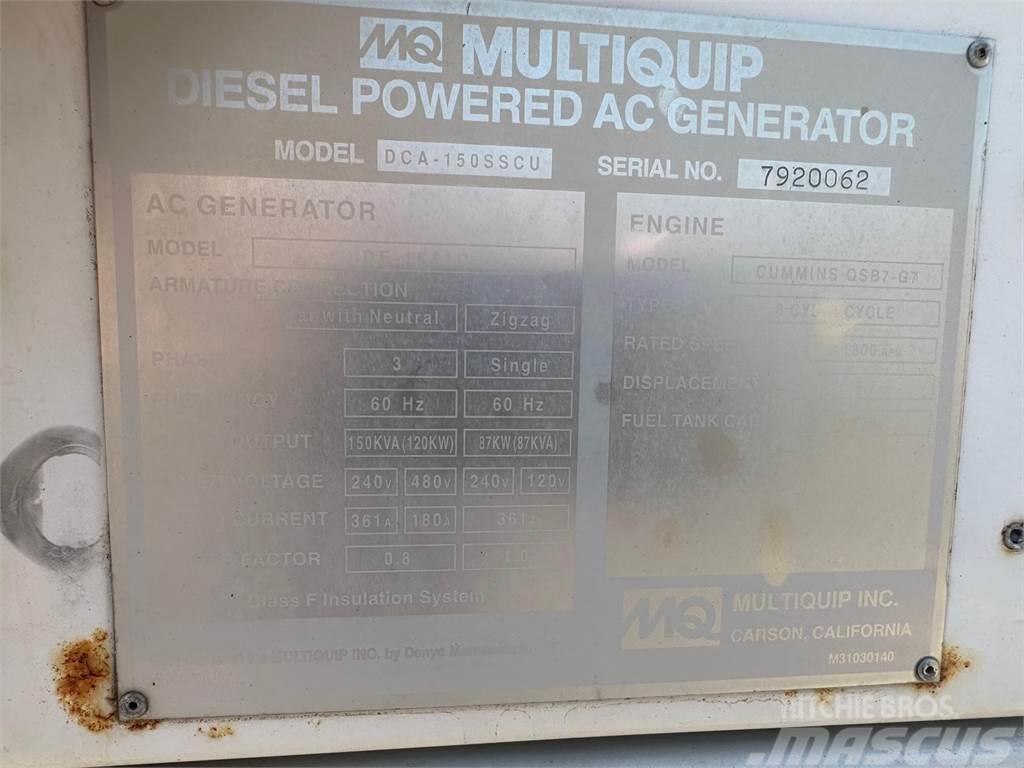 MultiQuip 150 KVA Ostali generatori