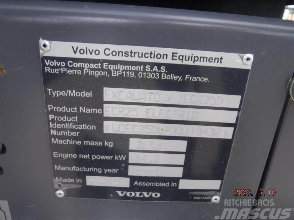 Volvo ECR25 ELECTRIC Mini bageri < 7t