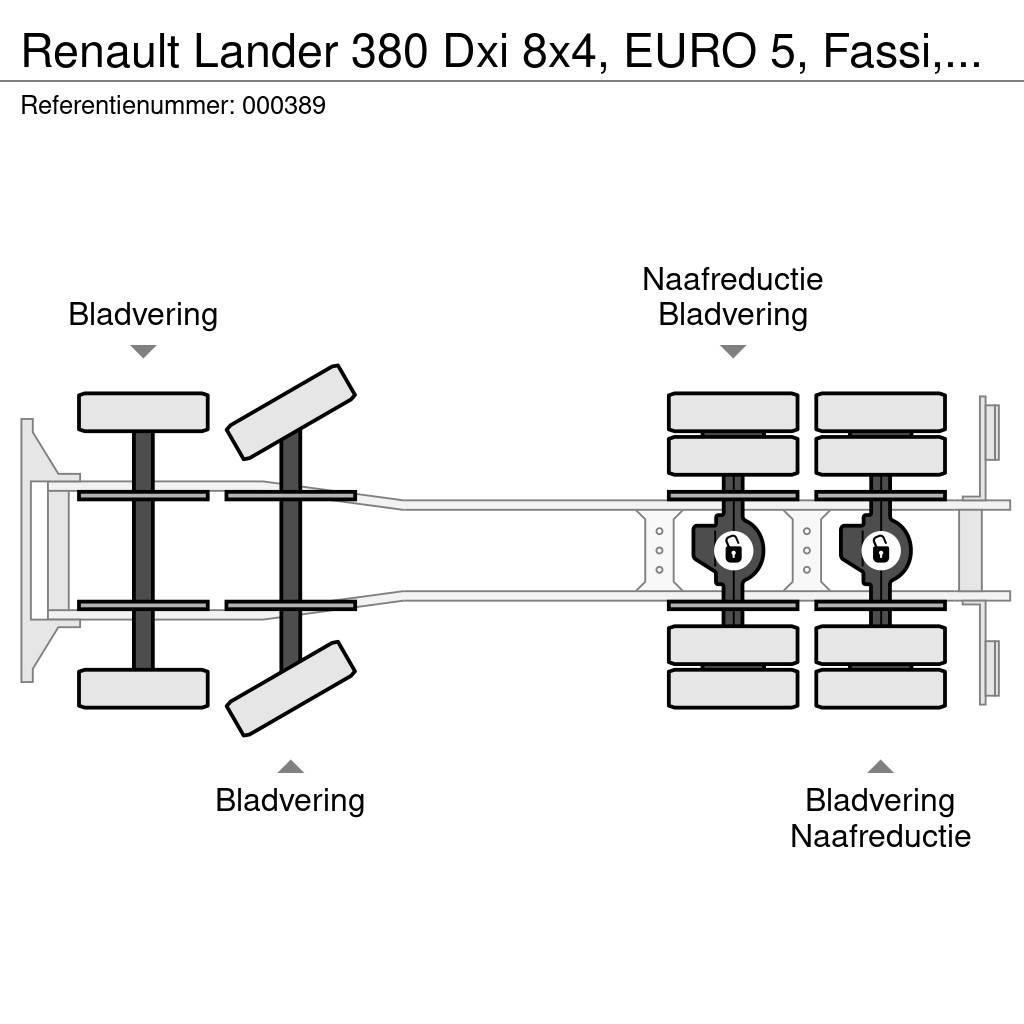 Renault Lander 380 Dxi 8x4, EURO 5, Fassi, Remote, Steel S Kamioni sa otvorenim sandukom