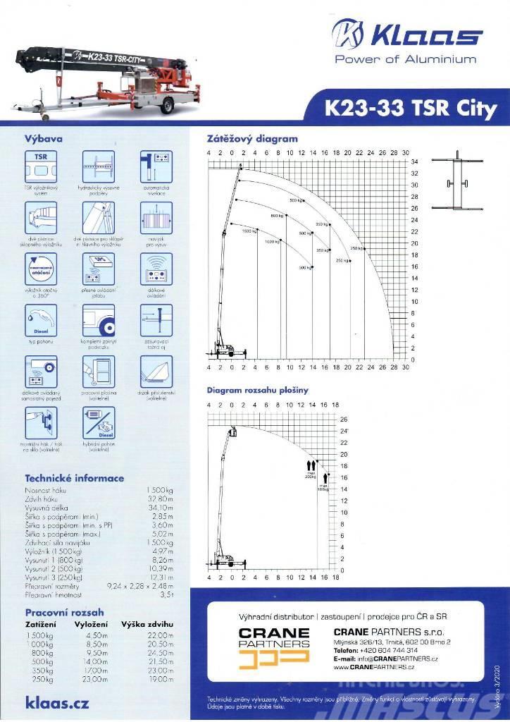 Klaas K 23-33 RS City Kranovi tornjevi
