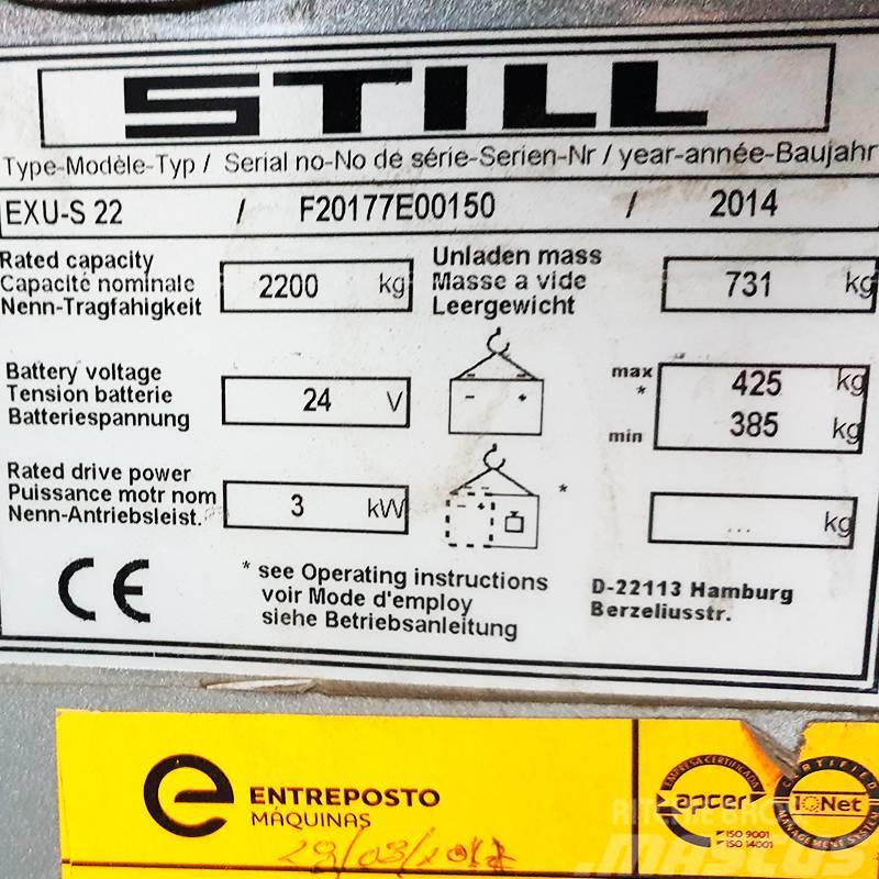 Still EXUS22 Nisko podizni električni viljuškar