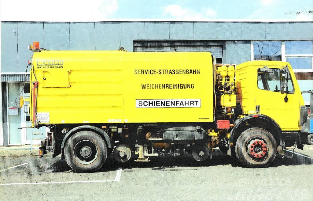 Bucher Schörling / Mercedes Benz 1417 WPF/SFE Spurweite 1 Polovni kamioni za čišćenje