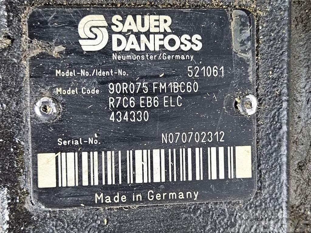 Sauer Danfoss 90R075FM1BC60R7C6-Drive pump/Fahrpumpe/Rijpomp Hidraulika