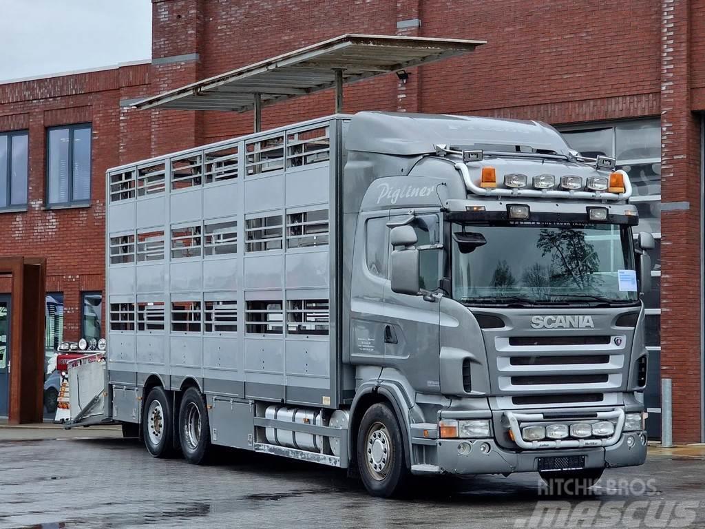 Scania R380 Highline 6x2*4 - Berdex 3 deck livestock - Lo Kamioni za prevoz životinja