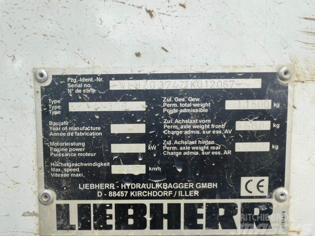 Liebherr A 308 Bageri točkaši