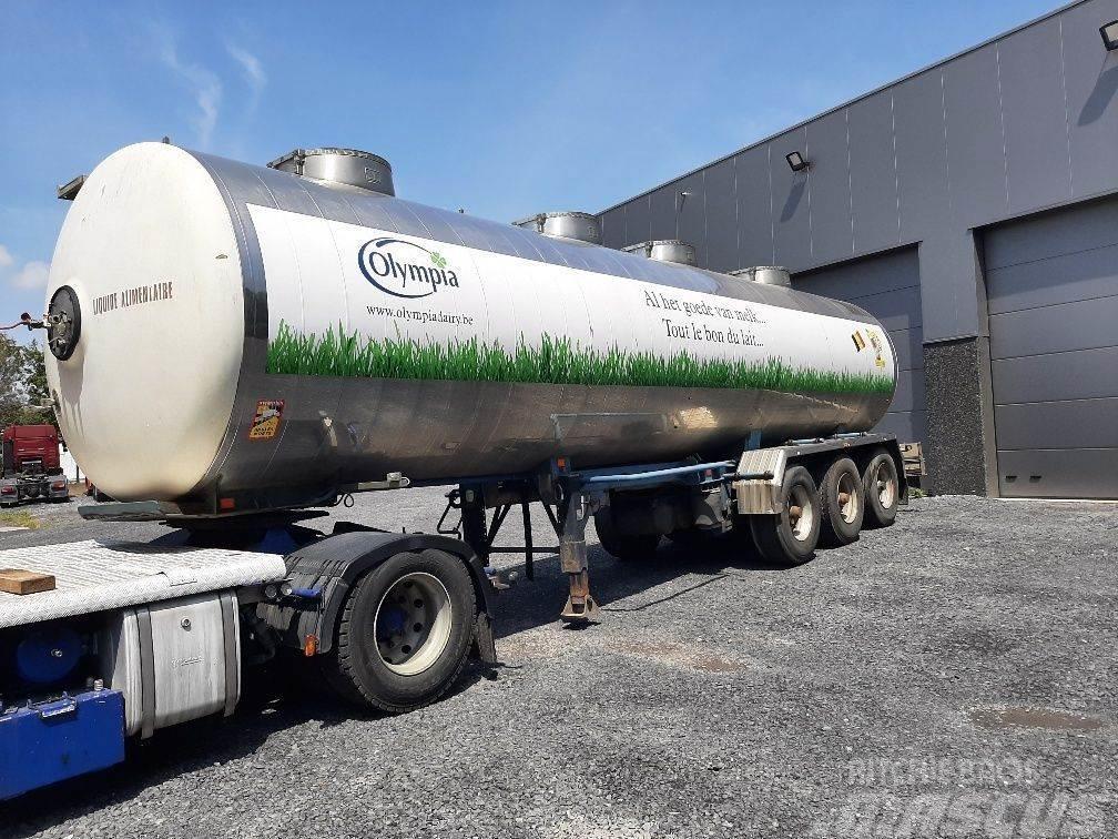 Magyar 3 AXLES TANK IN STAINLESS STEEL INSULATED 30000 L- Poluprikolice cisterne