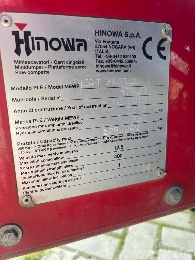 Hinowa Lightlift 23.12 Zglobne podizne platforme