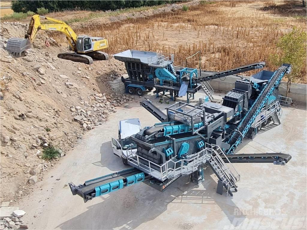 Constmach 120-150 TPH Mobile Crushing Plant Jaw & Impact Mobilne drobilice