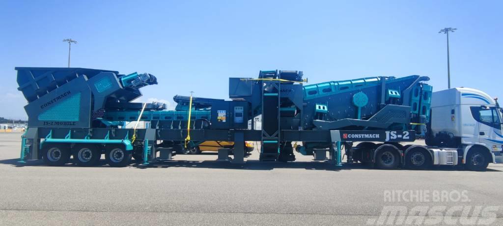 Constmach 120-150 TPH Mobile Crushing Plant Jaw & Impact Mobilne drobilice